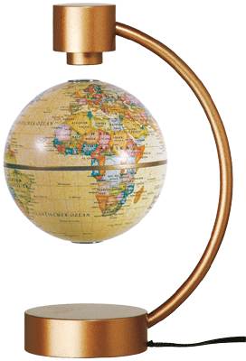 foto Antik zlat globus, zlat rm